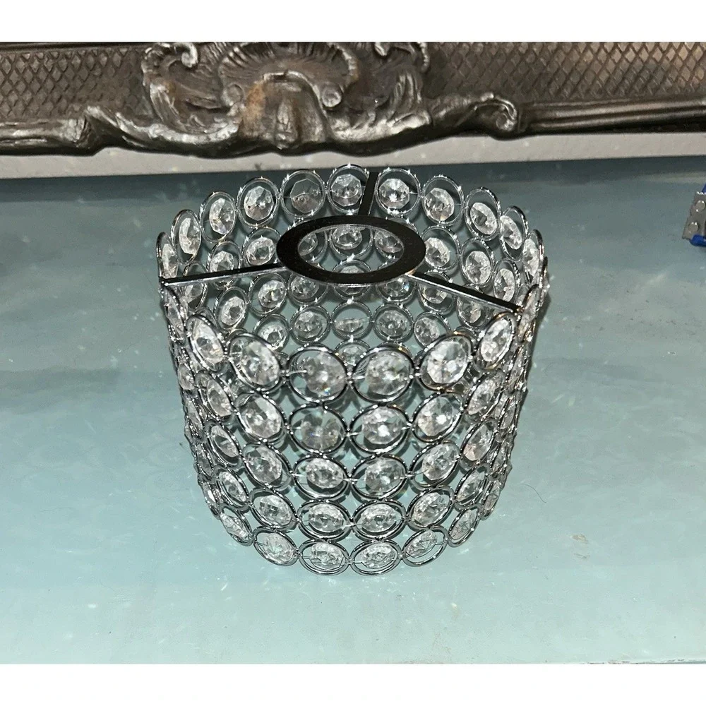 Shade Frame ‎ Plastic Beaded 4.5 Inches